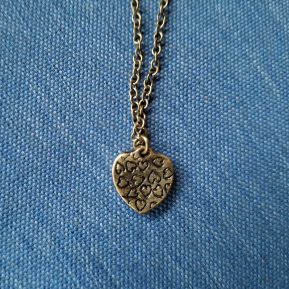 Betsey Johnson Pavé Stone Heart Necklace - Picture 2 of 13